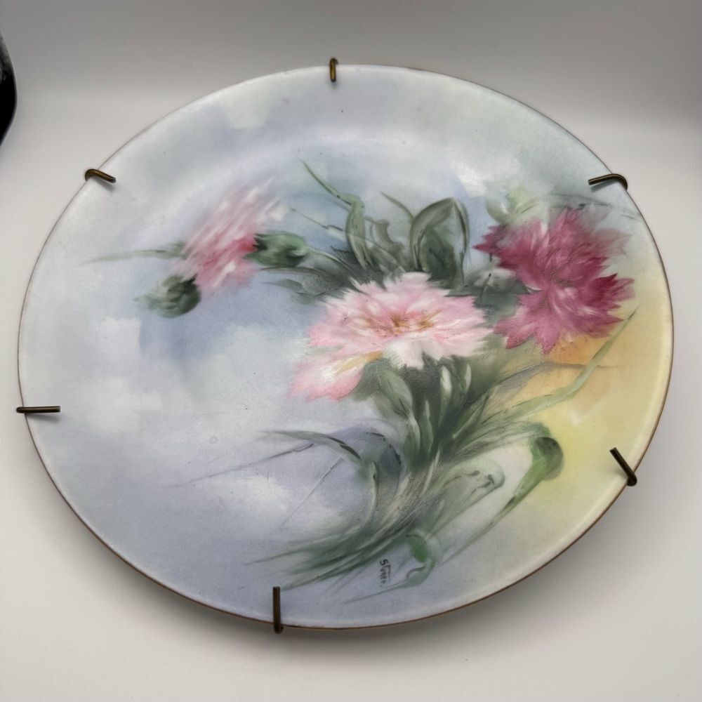 Antique Hand Painted Porcelain plate